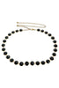 Keeping It Calm Gold and Jet Chain Belt