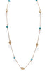 Follow Along Necklace - Turquoise