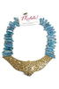 Made in the Deep South 1970s Tiara Brooch 1970s Quartz Beads Necklace