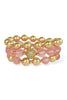 Keeping Secrets Pink Beaded Bracelet Set
