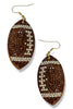 Football Crystal Earrings