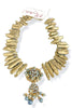 Made in the Deep South 1940s Brooch 1960s Quartz Bead Necklace