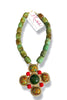 Made in the Deep South 1970s Pendant 1960s Barrel Bead Necklace