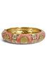 Petal Glow Rose Pink Cuff Bracelet