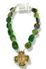 Made In The Deep South 1950s Brooch 1960s Agate Bead Necklace