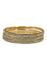 More Than You Gold and Clear Bracelet Set