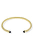 Onto The Next Black and Gold Cuff Bracelet