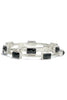 Last Call Black Worn Silver Bangle Bracelet Set