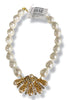 Made in the Deep South 1970s Fan Brooch Baroque Pearls