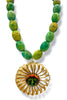 Made In The Deep South 1950s Brooch 1960s Agate Necklace