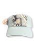 Kilim Baseball Hat - Pale Blue 35
