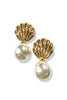 Shells & Pearls Drop Earrings