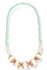 Brit Tanzania Wood, Bone & Glass Bead Necklace