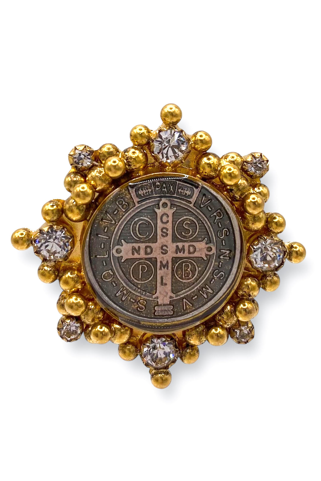 Cloister San Benito Ring Size Gold Virgins Saints Angels F
