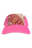 Kilim Baseball Hat - Hot Pink 48