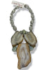 Made In The Deep South 1970s Agate Pendant 1950s Necklace