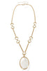 Welcome Back Worn Gold Pendant Necklace