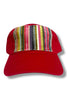 Kilim Baseball Hat - Red 61