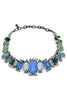 TOVA Misha Smutt Blue Mix Choker Necklace