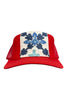 Kilim Trucker Hat - Red 320