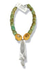 Made In The Deep South 1940s Chandelier Crystal 1960s Beads 1960s Turquoise Necklace