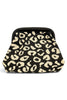 Wild Thoughts Black Leopard Clutch