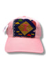 Kilim Baseball Hat - Pale Pink 27 *Final Sale*