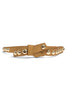 Rancher Brown Leather Studded Belt