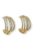 Sparkly Day Gold Hoop Earring