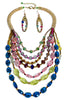 Fearlessly You Multi Strand Statement Necklace