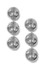 Full of It Rhodium Dangle Earrings