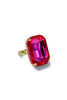 Macy Fuchsia Stone Gold Ring