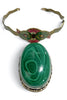 Made in the Deep South 1960s Malachite Brooch 1960s Choker Necklace