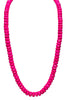 Down to Earth Necklace - Hot Pink