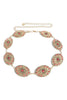 In The Past Gold and Red Concho Belt