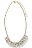 Sienna by TOVA Mini Khaleesi Antique Gold Clear Necklace