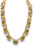 Julianna Mini Emerald Statement Necklace - Pink Pineapple | Sorrelli