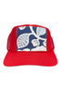 Kilim Trucker Hat - Red 280