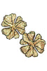 Keep Believing Gold Flower Statement Earrings