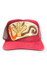 Kilim Trucker Hat - Burgundy 21