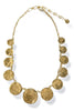 Go Getter Gold Disc Necklace