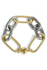 Phoebe Twotone Large Oval Link Bracelet