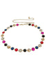 Keeping It Calm Gold and Multicolor Chain Belt
