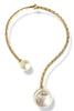 Over My Head Pearl Ball Choker Necklace