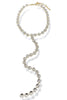 TOVA L.A. Antique Gold Clear Necklace