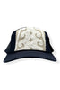 Kilim Trucker Hat - Navy 215