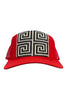 Kilim Trucker Hat - Red 315