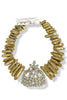 Made In The Deep South 1940s Brooch 1970s Quartz Bead Necklace