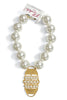Made in the Deep South 1970s Buckle 1970s Pearls Beads Necklace