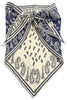Paisley Swirl Navy Triangle Scarf